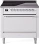 Ilve® Nostalgie II Series 36" White Pro Style Induction Range-0