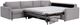 EQ3 Customizable Reva 3-Piece Right-Arm Facing Sleeper Sofa Sectional with Storage Loveseat and Narrow Arm-0
