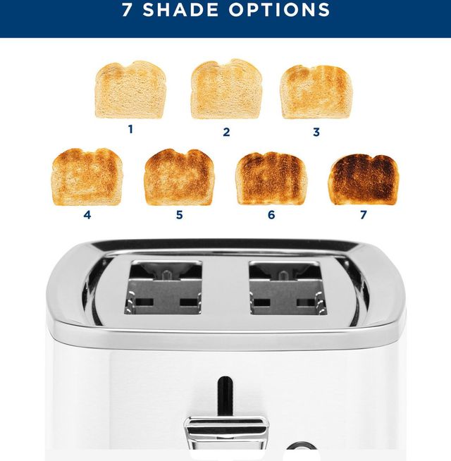 GE® 2-Slice Snow White Toaster-5
