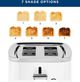 GE® 2-Slice Snow White Toaster-5