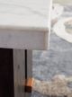 Signature Design by Ashley® Burkhaus White End Table with Dark Brown Base-5