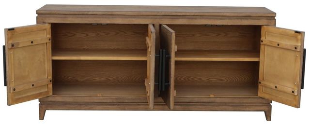 Nest Home Collections Lexington Antique Natural 4-Door Cabinet-3