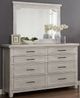 Furniture of America® Shawnette Antique White Dresser Mirror-2