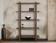 International Furniture Direct Balam Stained Brown Bookcase-1