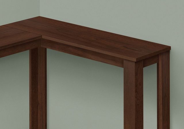 Monarch Specialties Inc. Cherry 36" Corner Console Table-1