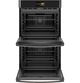 GE Profile™ 30" Fingerprint Resistant Black Stainless Electric Built In Double Wall Oven-1