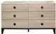Mazin Furniture Whiting Cream And Black Dresser-0