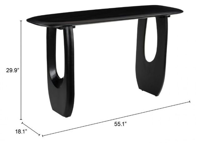 Zuo® Modern Arasan Black Console Table -1