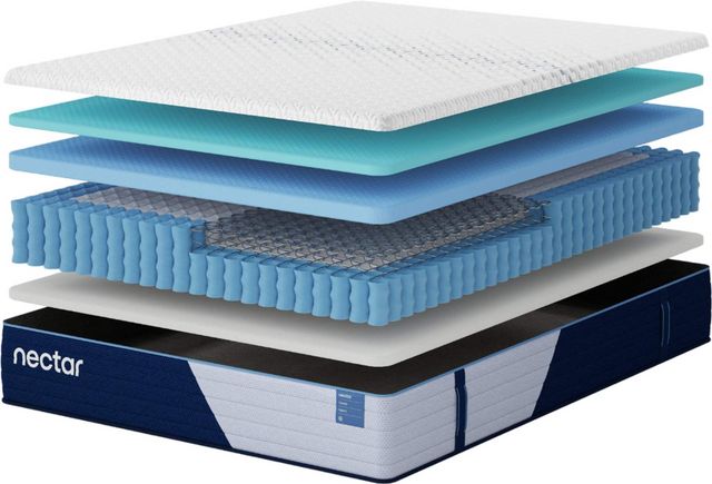 Nectar Classic 5.0 Hybrid 12" Firm Tight Top Queen Mattress in a Box-4