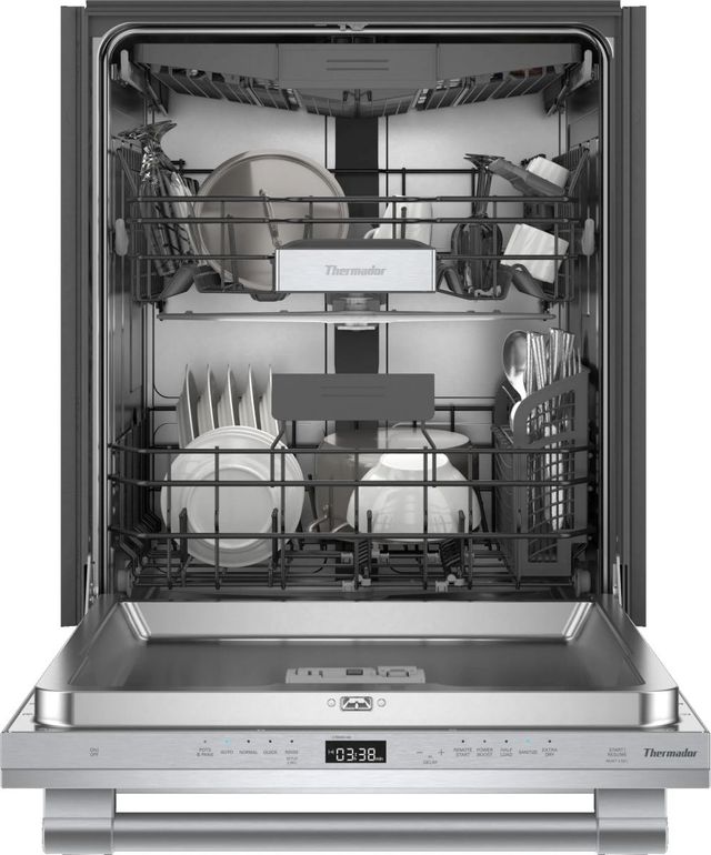 Thermador® Emerald® 24" Stainless Steel Built In Dishwasher-2