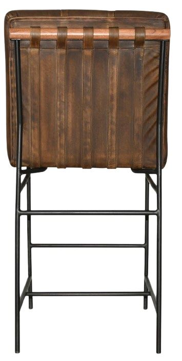 Home Trends & Design Essex Stockton Antique Whiskey/Black Counter Stool-3