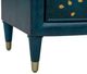 Bassett Mirror Argento Antique Blue Hall Cabinet-5