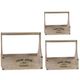 A & B Home 3-Piece Natural Planter Set-0