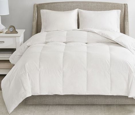 Olliix True North by Sleep Philosophy White Full/Queen All Season Warmth Oversized Cotton Down Comforter-0