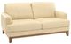 All leather Loveseat-0