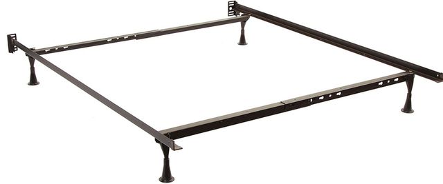 W.Silver Products Twin/Full/Queen Standard Frame with Glides-0