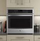 GE Profile™ 30" Stainless Steel Electric Single Convection Oven Built In-1