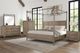 Bernards Citrus Heights Sand Queen Canopy Bed-1