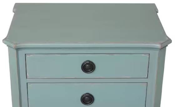 Bassett® Furniture Trafford Lagoon 3-Drawer Nightstand-3