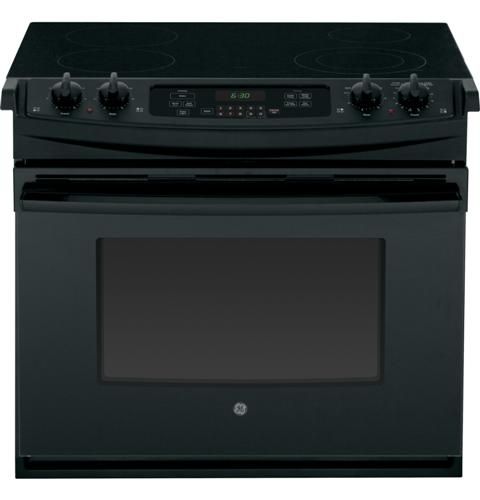 GE® 30" Black Drop In Electric Range-0
