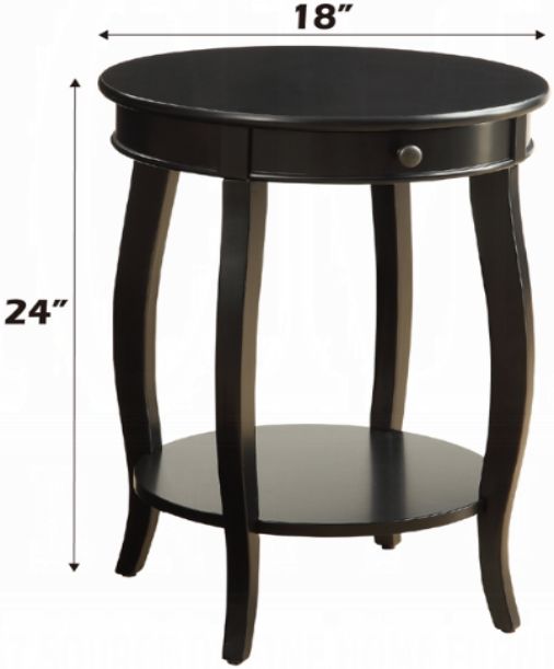 ACME Furniture Alysa Black Accent Side Table-2
