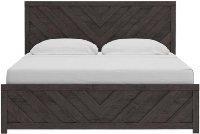 Signature Design by Ashley® Prendonea Charcoal King Panel Bed-1