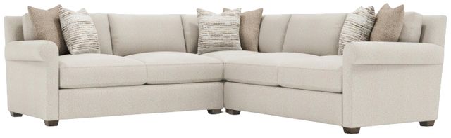 Bernhardt Barnes Bernhardt Living 3-Piece Beige L-Shape Sectional-1