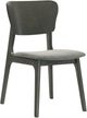 Armen Living Kalia 2-Piece Gray Dining Chair Set-0