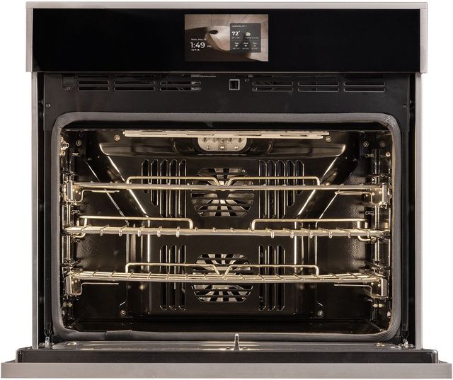 Monogram® Minimalist 30" Stainless Steel Single Electric Wall Oven with In-Oven Camera-1