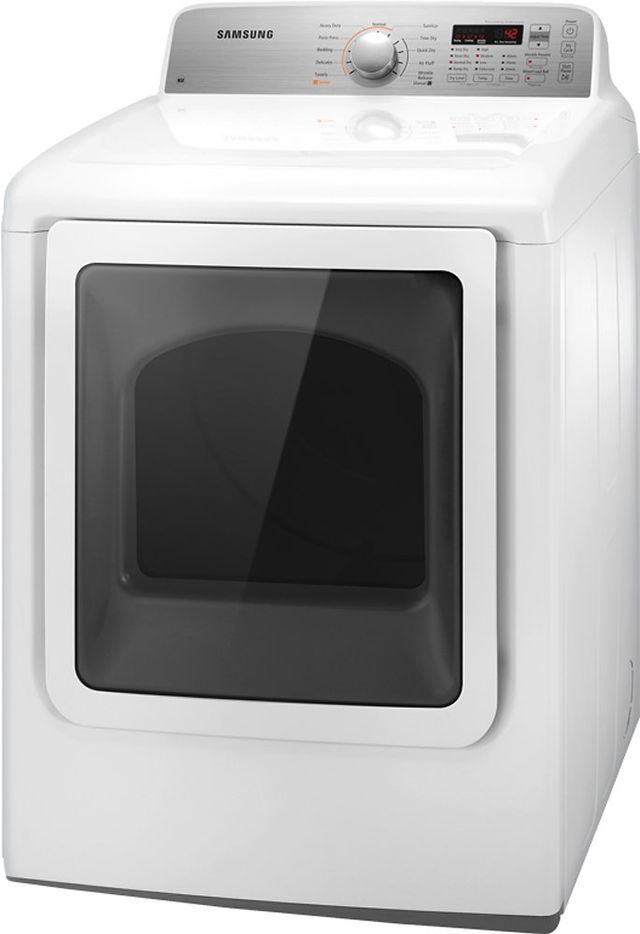 Samsung 7.3 Cu. Ft. White Electric Dryer-4