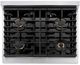 ZLINE Paramount Series Autograph Edition 30" Stainless Steel Gas Cooktop with Champagne Bronze Accents-3