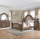 Liberty Furniture Carlisle Court 4-Piece Chestnut/Sand Queen Upholstered Poster Bedroom Set-4