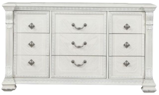 Furniture of America® Promenade Wire Brushed White Dresser-2