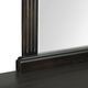 Elements International Calloway Antique Black Dresser and Mirror Set-3