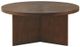 Olliix by Martha Stewart Sadie Brown Round Coffee Table-0