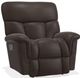 La-Z-Boy® Mateo Chocolate Leather Power Rocking Recliner with Headrest and Lumbar-0