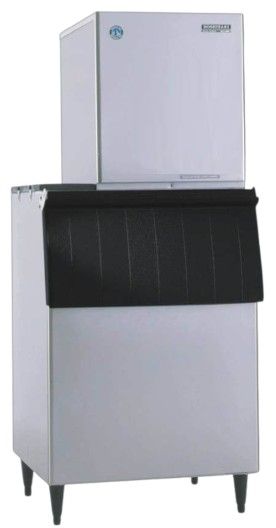 Hoshizaki Cubelet 22" 632 lb. Stainless Steel Water-Cooled Modular Icemaker-1