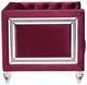 ACME Furniture Heibero Burgundy Sofa with Pillows-2