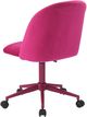 Linon Abigail Hot Pink Desk Chair-4