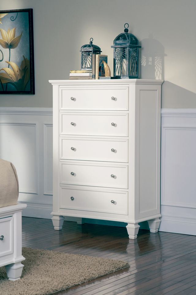 Coaster® Sandy Beach White Chest-1