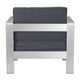 Zuo Modern Cosmopolitan Dark Gray Arm Chair-3