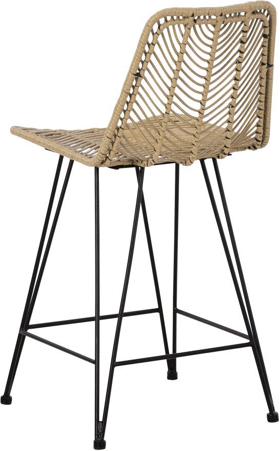 Signature Design by Ashley® Angentree Natural/Black Counter Stool-2