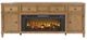 Signature Design by Ashley® Sharlance Light Brown 81" TV Stand with Electric Fireplace-2