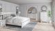 Signature Design by Ashley® Altyra 3-Piece White King Upholstered Panel Headboard Bedroom Set-5