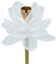 A & B Home Selenite Gold/White Stone Candle Holder-1