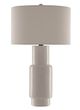 Currey & Company Janeen White/Satin Black Table Lamp-1