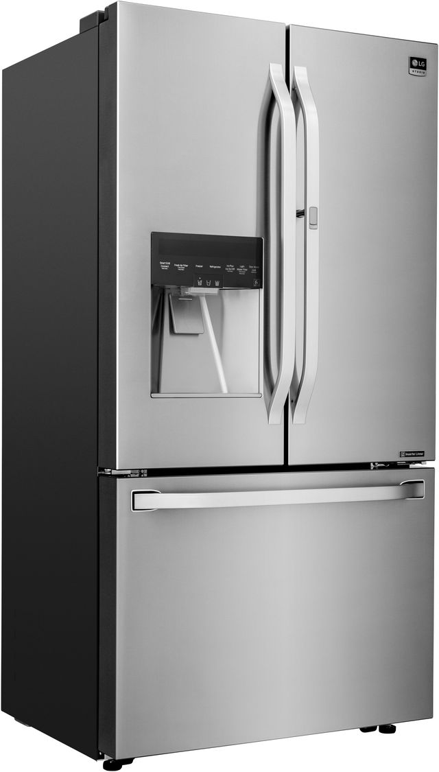 LG Studio 23.5 Cu. Ft. Stainless Steel Counter Depth French Door Refrigerator-2