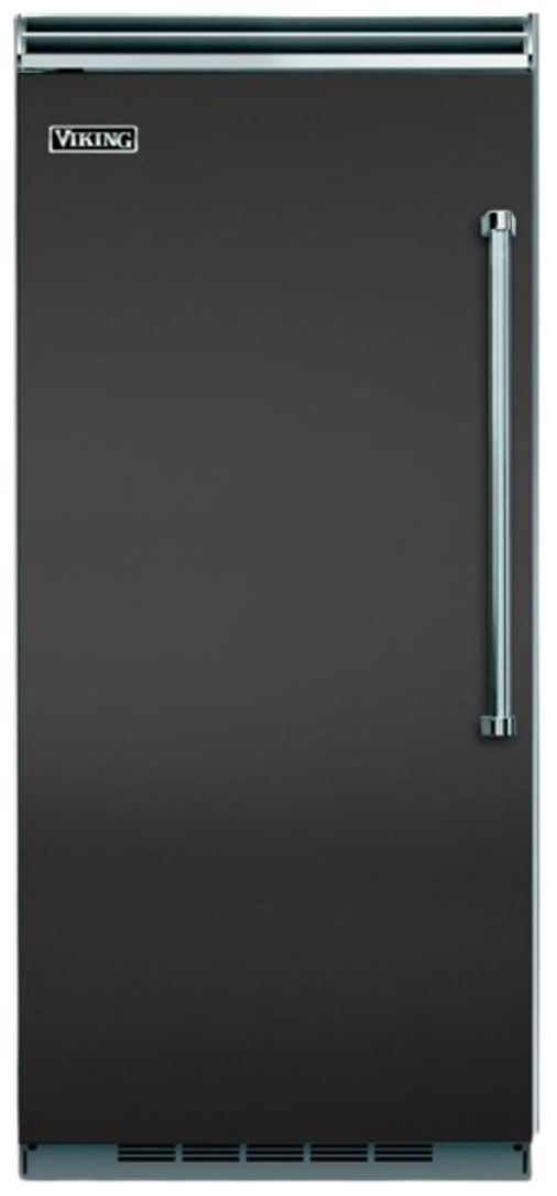 Viking® 5 Series 36 in. 22.8 Cu. Ft. Cast Black Built In Counter Depth Left Hinge All Refrigerator