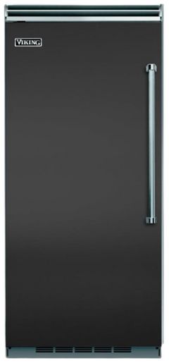 Viking® 5 Series 36 in. 22.8 Cu. Ft. Cast Black Built In Counter Depth Left Hinge All Refrigerator