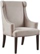 Olliix by Madison Park Taupe Marcel High Back Wing Chair-1